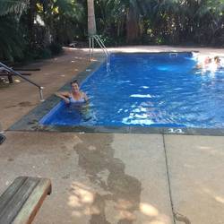 Roebuck Plains swimming pool. What decadence. 😎💕