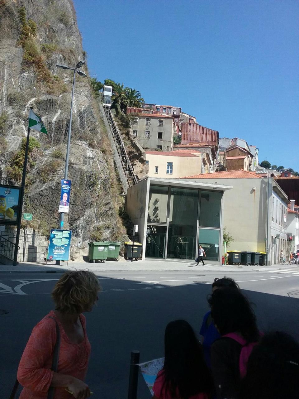 Little tram going up and down the hill