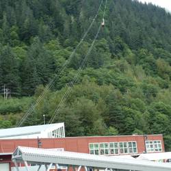 Can't see much from the top; it's enshrouded with cloud.