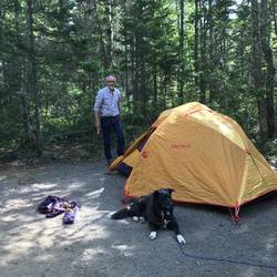 campsite 134 at Kouchibouguac