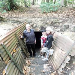 The entrances to one of the underground tunnels. No natural light inside!