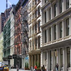 Cask Iron Buildings in Soho - die sind wirklich komplett aus Metall!