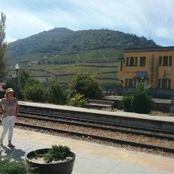 View from train station