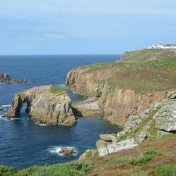 Some of the rocky coastline at Land's End