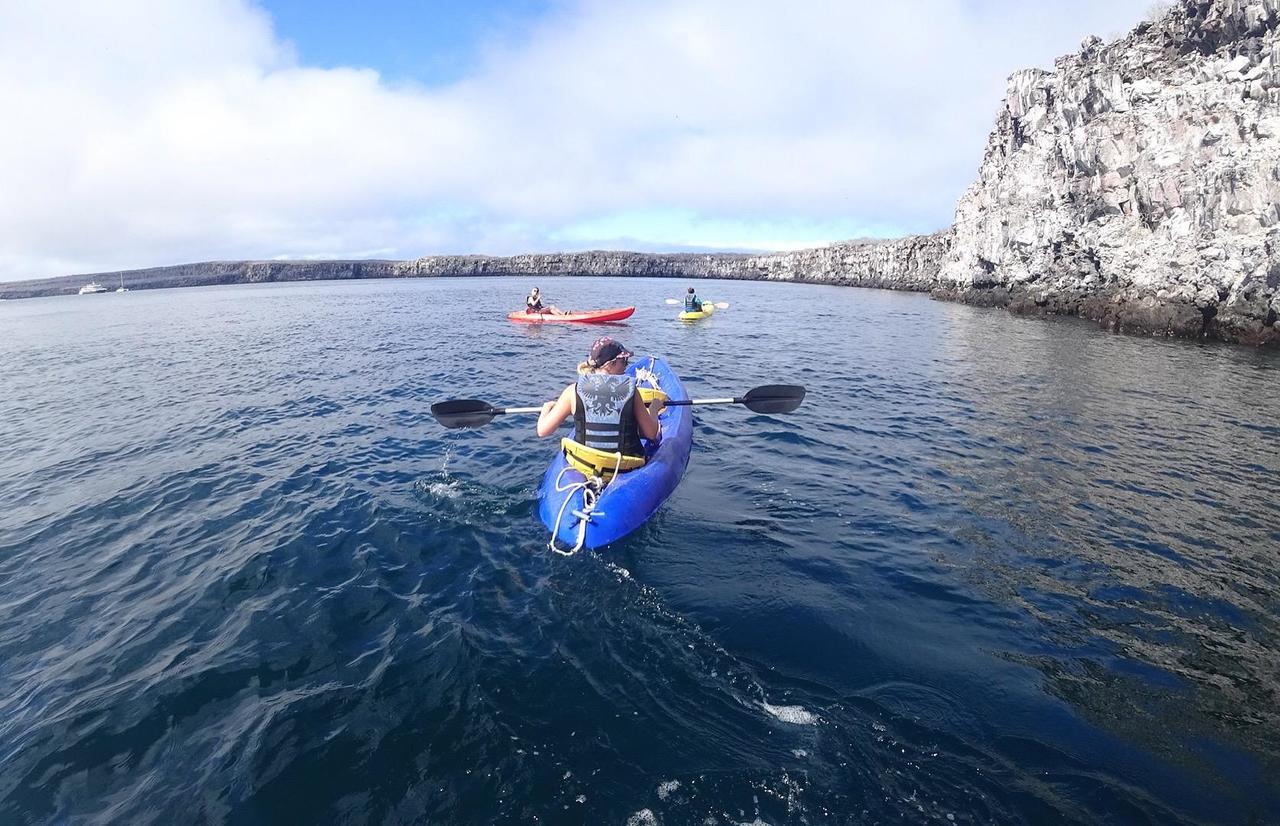 Kayaking at Genovesa