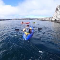 Kayaking at Genovesa