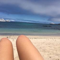 Beach time in San Cristobel