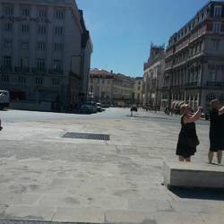 Main square towards bottom of city
