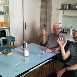 The parents joined us in Paris