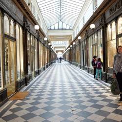 The first passage had a Christian Louboutin shoe shop at the entrance!