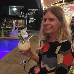 Pina coladas at the hostel