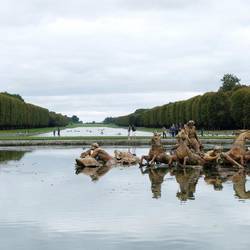 Looking down to the main canal, Versaille Royal Gardens