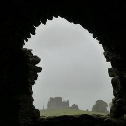 Rock of Cashel von Hore Abbey aus