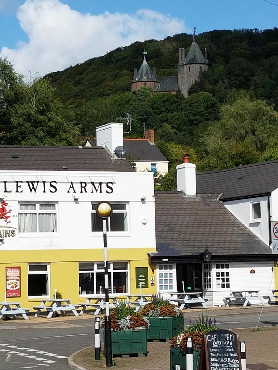 Castell Coch from Tongwynlais village