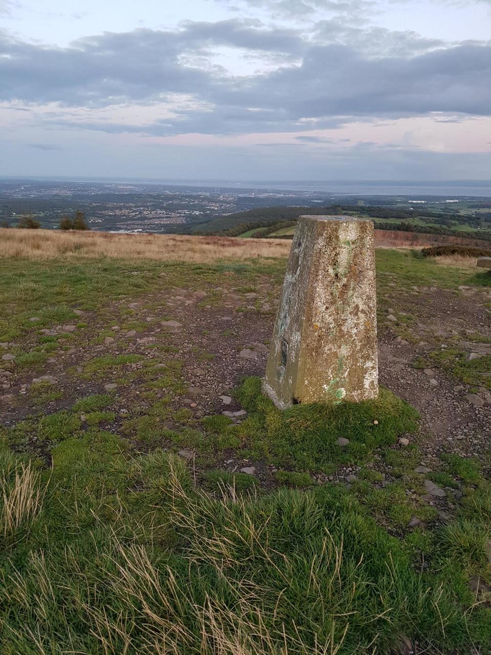 Mynydd Machen trig point 1192 ft / 362m