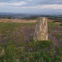 Mynydd Machen trig point 1192 ft / 362m