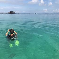 First dive of the travels