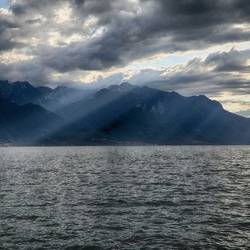 traumhaftes Licht am See