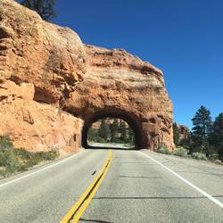 Felstunnel im Red Canyon