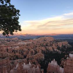 Beginnender Sonnenuntergang