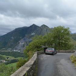 We stayed in a village just up the mountain from here