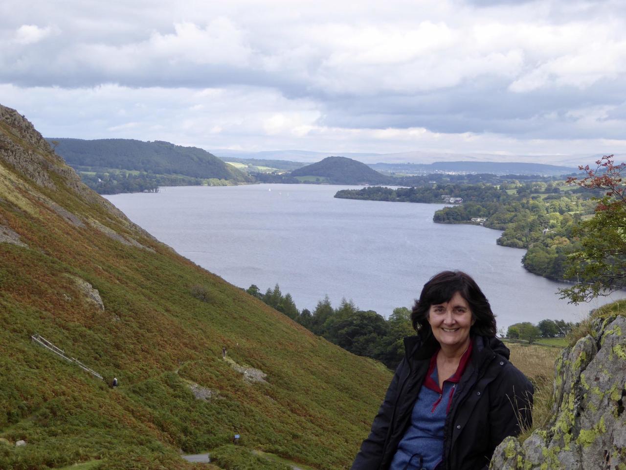Looking north from Martindale over the Ullswater to Pooley Bridge