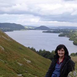 Looking north from Martindale over the Ullswater to Pooley Bridge