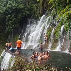 The waterfall