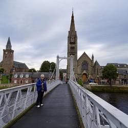 Walking into Inverness