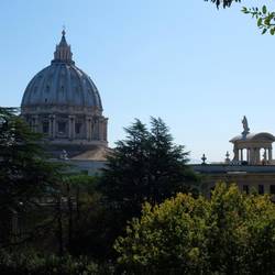 The back side of the Basilica