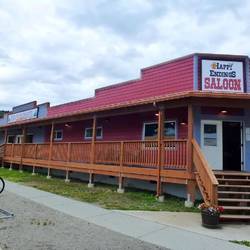This photo chosen for the names - Happy Ending Saloon and Morning Wood Hotel