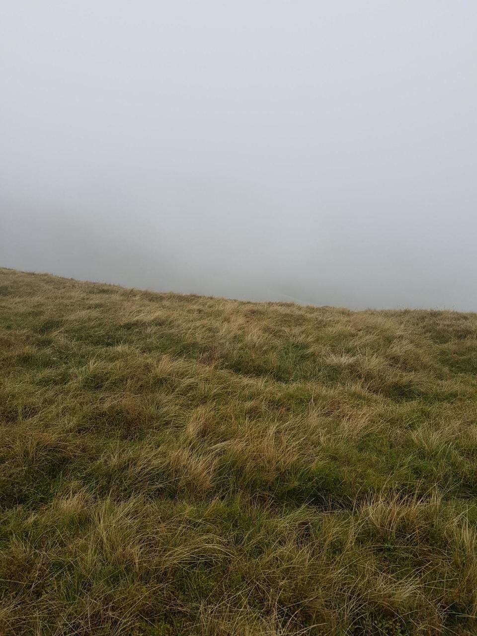 Misty view from Rhiw y Fan
