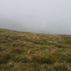 Misty view from Rhiw y Fan