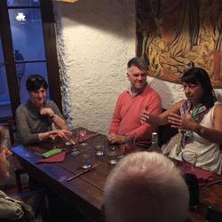 Dinner out in the castle