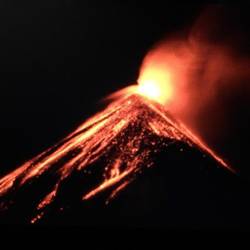 The amazing lava on Volcano Fuego