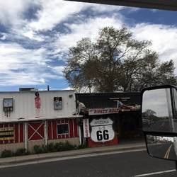 Seligman- Beginn der Historic Route66