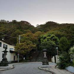 Hokumon Shrine at the front of Wakkanai Park