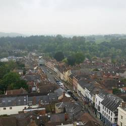 Ludlow - View from St Laurence's Church Tower