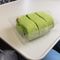 Train activity - eating matcha cake
