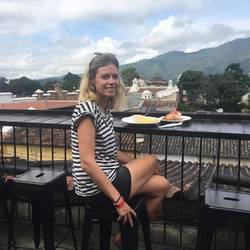 Breakfast with a view
