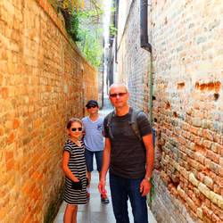 We loved the skinny streets