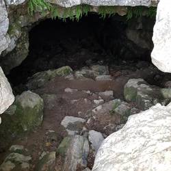 Cave on Llangattock quarry