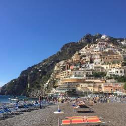 The main Positano beach