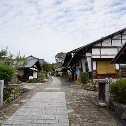 Post town Magome - start of the hike