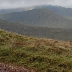 Cribyn from Bwlch y Ddwyallt looking west