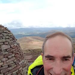 Carn Pica atop of Twyn Du looking east