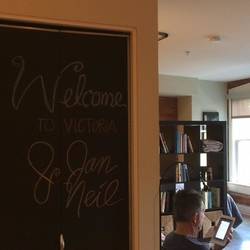 What a lovely welcome!