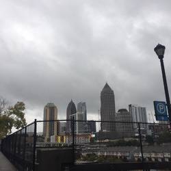 Graue Skyline von Atlanta