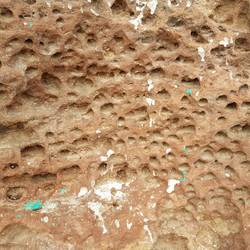 Honeycomb erosion