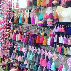 Tassels and pom-poms